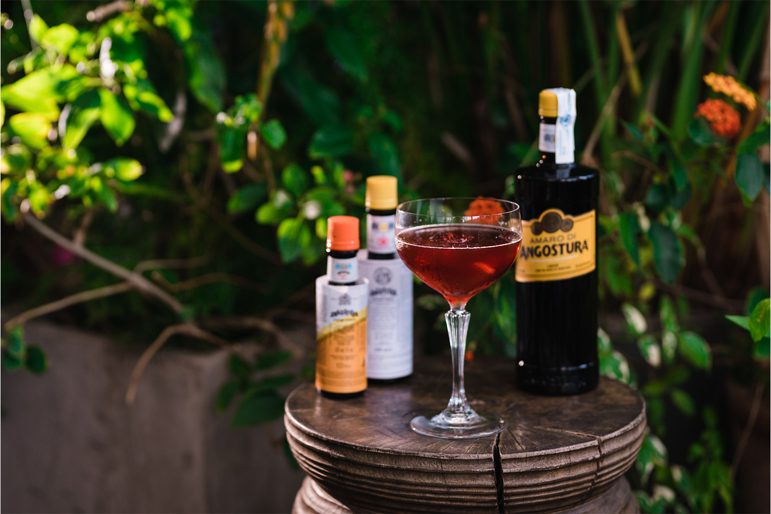 ingredientes para hacer un cóctel angostura